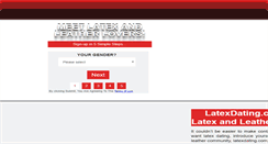 Desktop Screenshot of latexdating.com